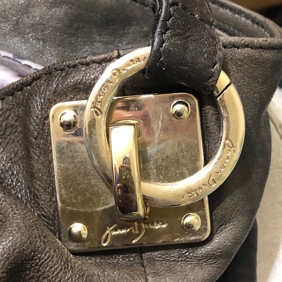 Junior Drake Hobo Bag Supple Italian Leather Large Lambskin Brown Chocolate EUC - Picture 10 of 12